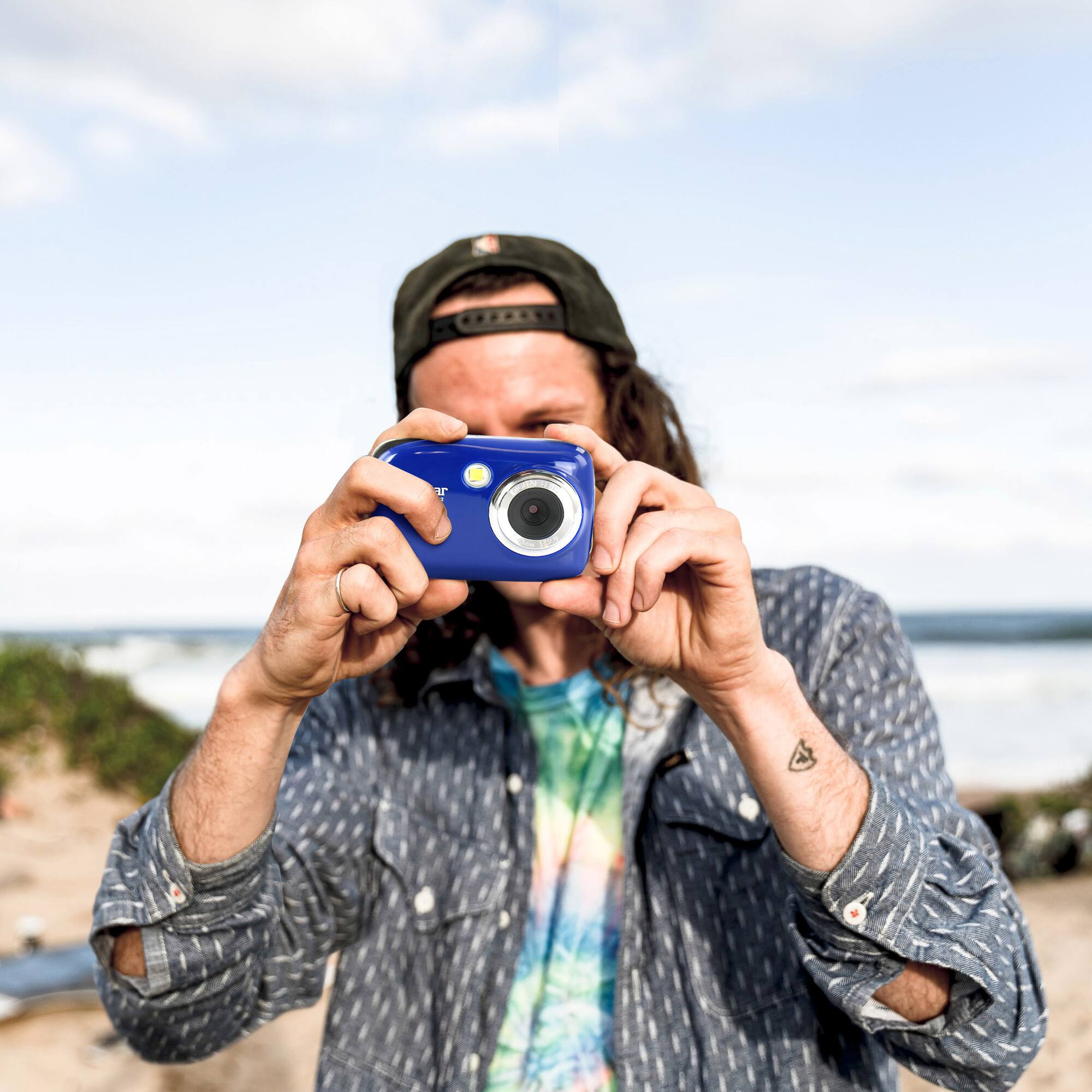 Vivitar Vivicam Blue F122 14.1 Megapixel Digital Camera